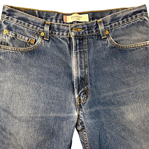 Levis 550 R Tab Jeans Mens 36x32 Relaxed Fit Tapered Leg Vintage Canada 90s Y2K - Picture 4 of 14